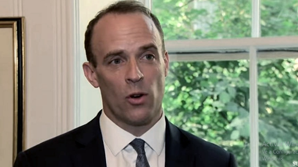 El canciller Dominic Raab defendió el teletrabajo como vía para evitar contagios de coronavirus El canciller Dominic Raab defendió el teletrabajo como vía para evitar contagios de coronavirus