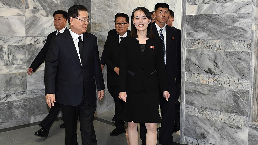 Kim Yo-jong es la hija menor del fallecido líder norcoreano Kim Jong-il Kim Yo-jong es la hija menor del fallecido líder norcoreano Kim Jong-il