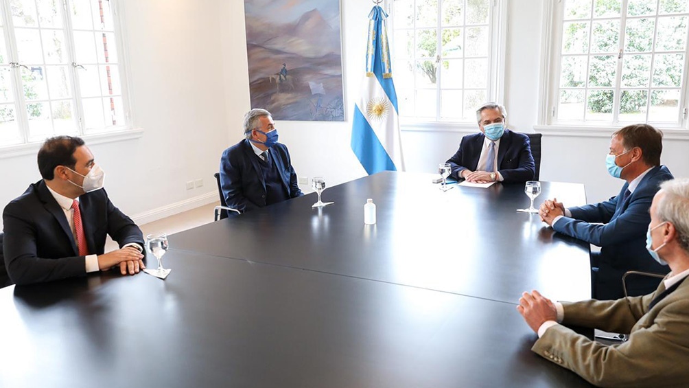Del encuentro también participó el secretario General de la Presidencia, Julio Vitobello Del encuentro también participó el secretario General de la Presidencia, Julio Vitobello