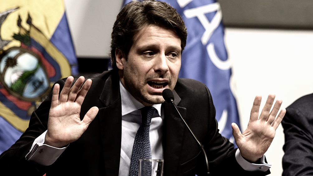 Guillaume Long, excanciller de Correa y actual candidato a asambleísta por el correísmo Guillaume Long, excanciller de Correa y actual candidato a asambleísta por el correísmo