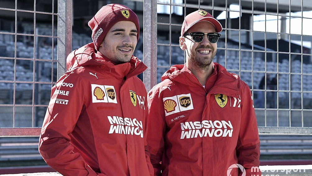 Leclerc y Vettel, los pilotos actuales del Cavallino Rampante. Leclerc y Vettel, los pilotos actuales del Cavallino Rampante.