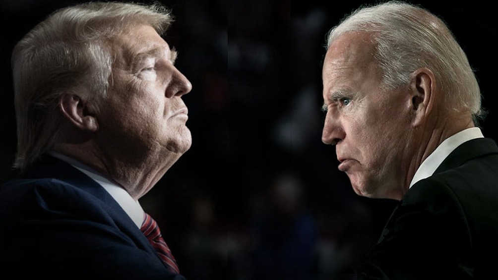 Trump y Biden, de cara a las elecciones del 3 de noviembre. Trump y Biden, de cara a las elecciones del 3 de noviembre.