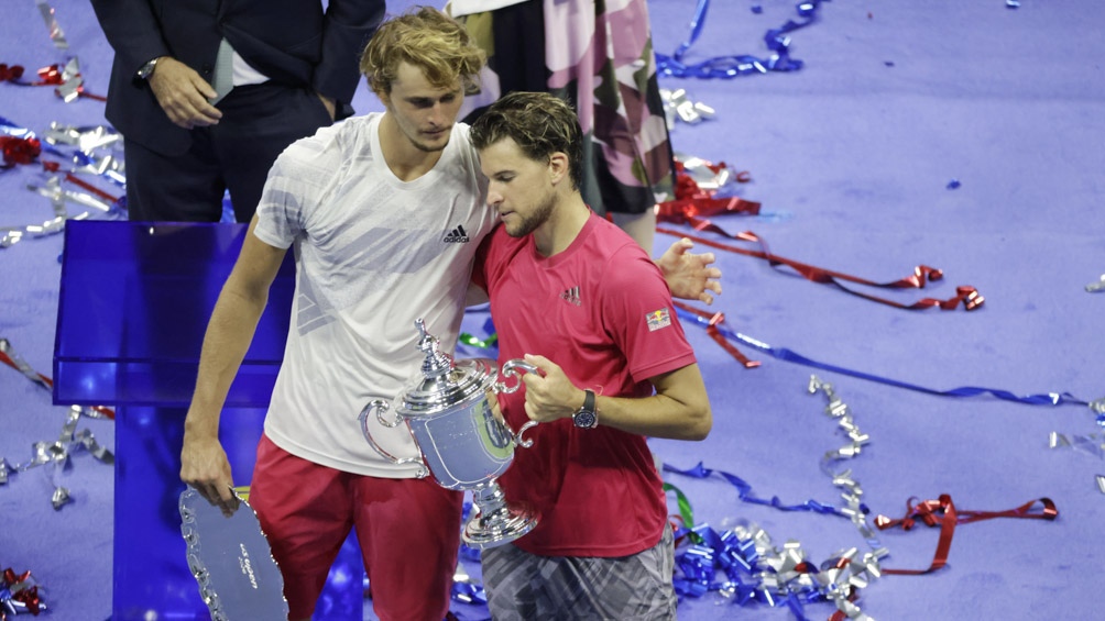 Dominic Thiem y Alexanser Zvierev Dominic Thiem y Alexanser Zvierev