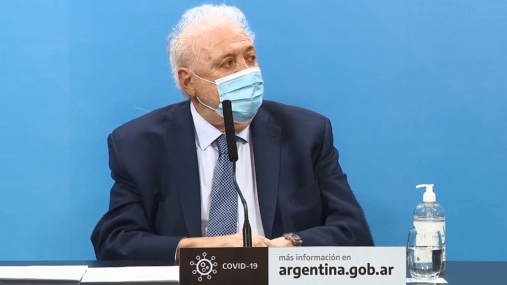 El ministro de Salud, GInés González García, anunció la extensión del bono El ministro de Salud, GInés González García, anunció la extensión del bono