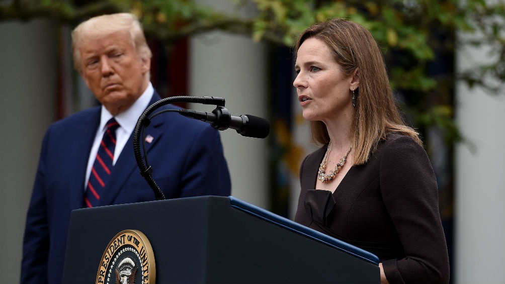 La magistrada fue nominada el pasado sábado por el presidente Trump La magistrada fue nominada el pasado sábado por el presidente Trump