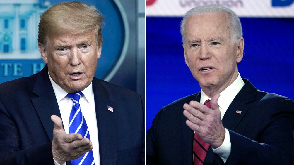 Trump y Biden, candidatos presidenciales Trump y Biden, candidatos presidenciales