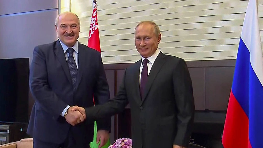 Lukashenko junto a Putin Lukashenko junto a Putin
