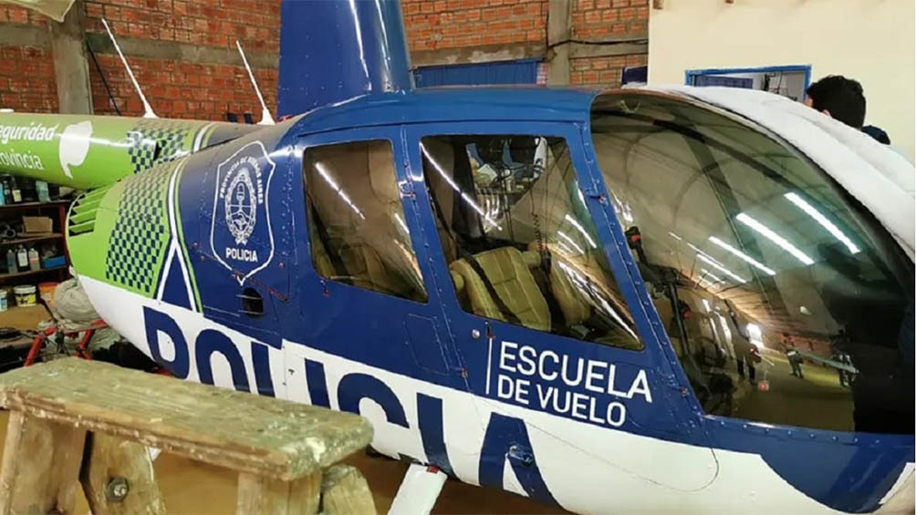 Helicóptero secuestrado en un hangar en Paraguay Helicóptero secuestrado en un hangar en Paraguay